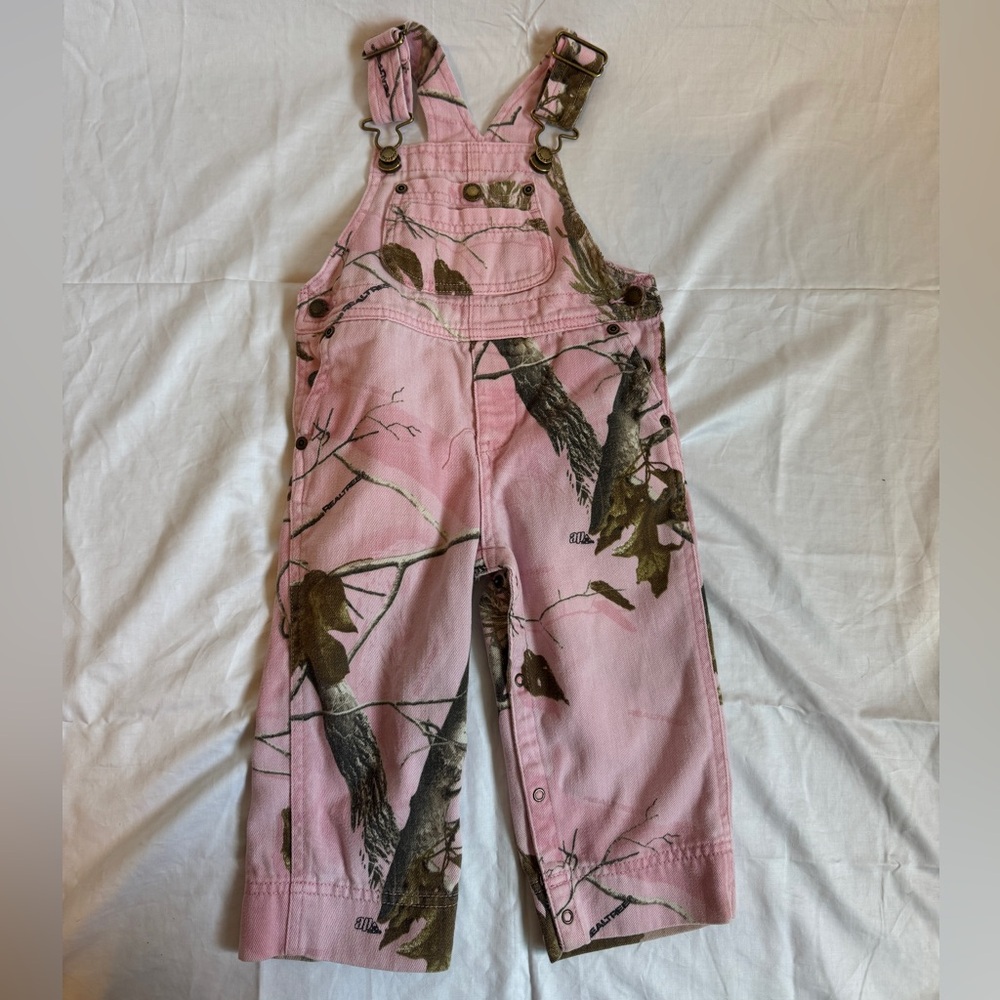 Cabela’s Children (18 MO) pink camo overalls